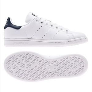 Stan Smith Adidas White & Black Leather Sneakers
